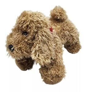 Gund‎ Barky Plush Puppy 8" 5032 Light Brown Stuffed Animal Vintage 80's New